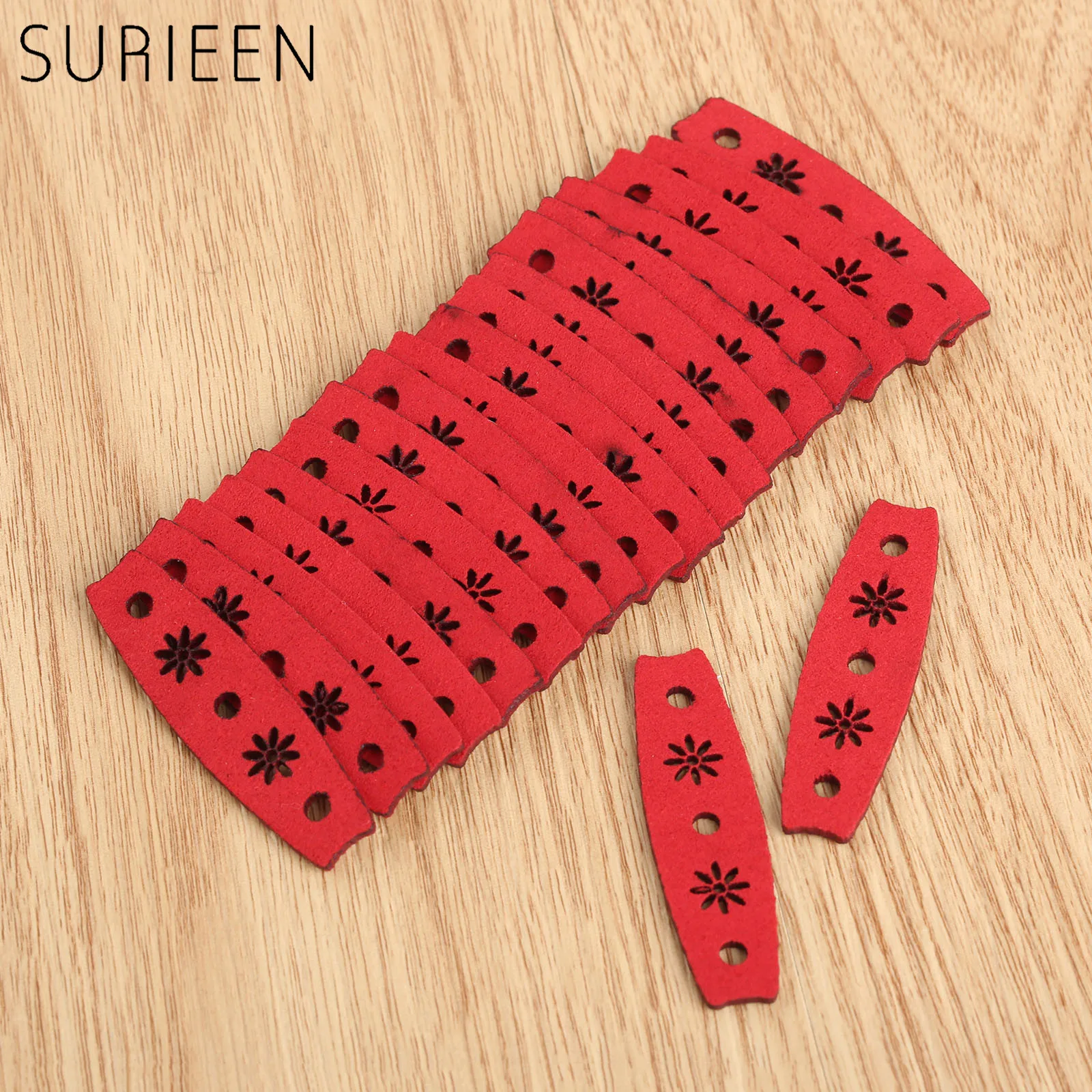 RED Hunting 20Pcs Microfiber Leather Slingshots Pouches for Outdoor Shooting Bow Sling Shots Catapults Replacement 50mmX14mmX8mm
RED Hunting 20Pcs Microfiber Leather Slingshots Pouches for Outdoor Shooting Bow Sling Shots Catapults Replacement 50mmX14mmX8mm