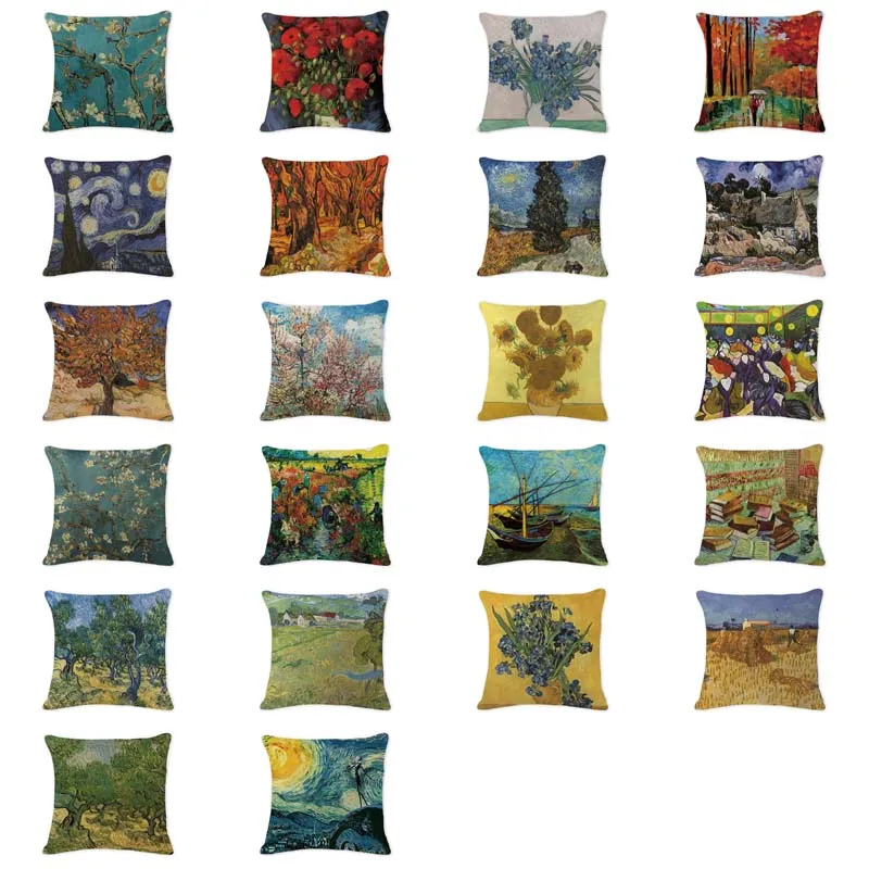 2019 New Toss Cushion Case Oil Printed Sunflower Pillow Case Living Room Large Home Decor Custom Linen Van Gogh Throw Almofada
2019 New Toss Cushion Case Oil Printed Sunflower Pillow Case Living Room Large Home Decor Custom Linen Van Gogh Throw Almofada