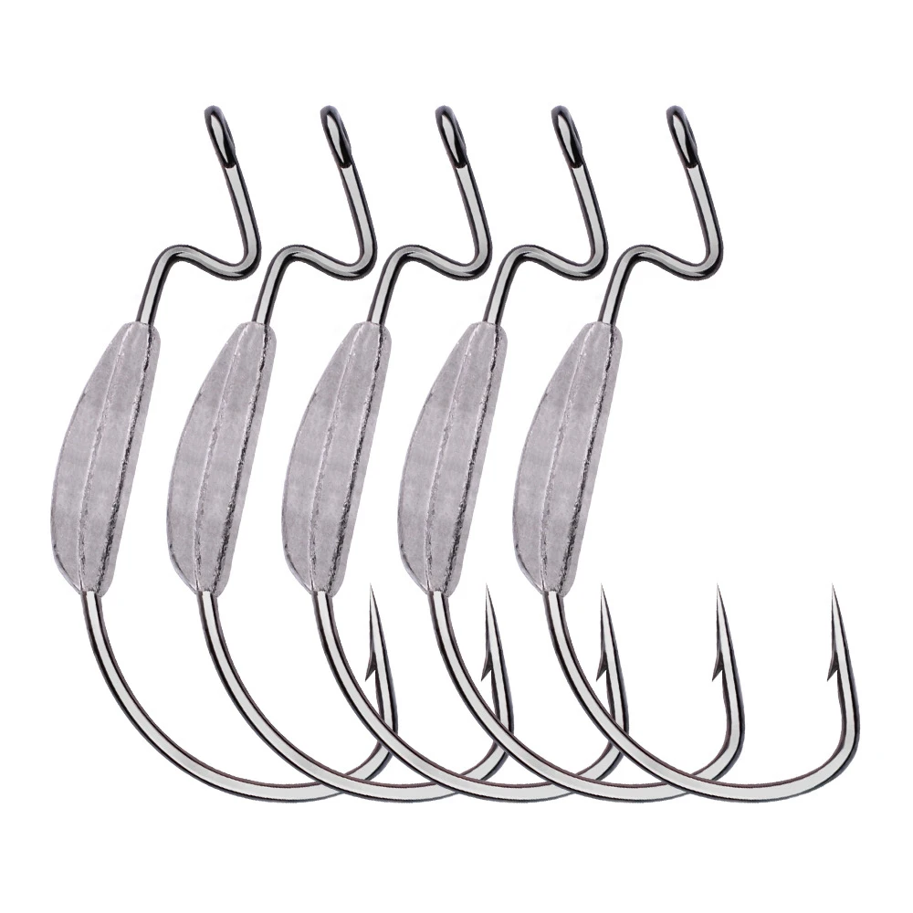 2PCS 1/0-4/0 Fishing Soft Worm Hook With Lead Wide Belly Black Nickel Soft Lures Hooks Texas Rig Barbed Fishhook Lead Sinker
2PCS 1/0-4/0 Fishing Soft Worm Hook With Lead Wide Belly Black Nickel Soft Lures Hooks Texas Rig Barbed Fishhook Lead Sinker