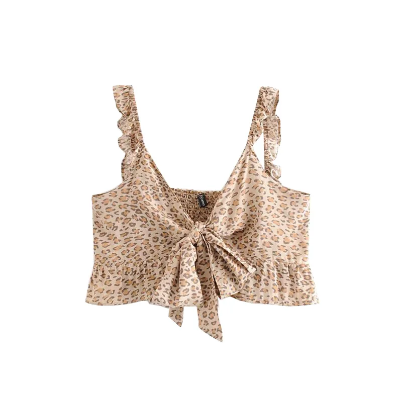 GYPSY Boho Chic Summer Strap Tops Vintage Leopard Print Camis Women Fashion Bow Tie Backless Elastic Beach Shirts Blusas Mujer
GYPSY Boho Chic Summer Strap Tops Vintage Leopard Print Camis Women Fashion Bow Tie Backless Elastic Beach Shirts Blusas Mujer