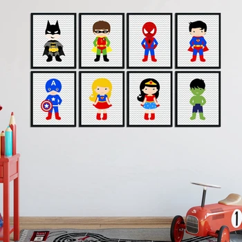 Superhero Wall Art Canvas Print and Poster Boys Bedroom Decor , Superhero Nursery Decor Canvas Painting Wall Picture Baby Boy
Superhero Wall Art Canvas Print and Poster Boys Bedroom Decor , Superhero Nursery Decor Canvas Painting Wall Picture Baby Boy