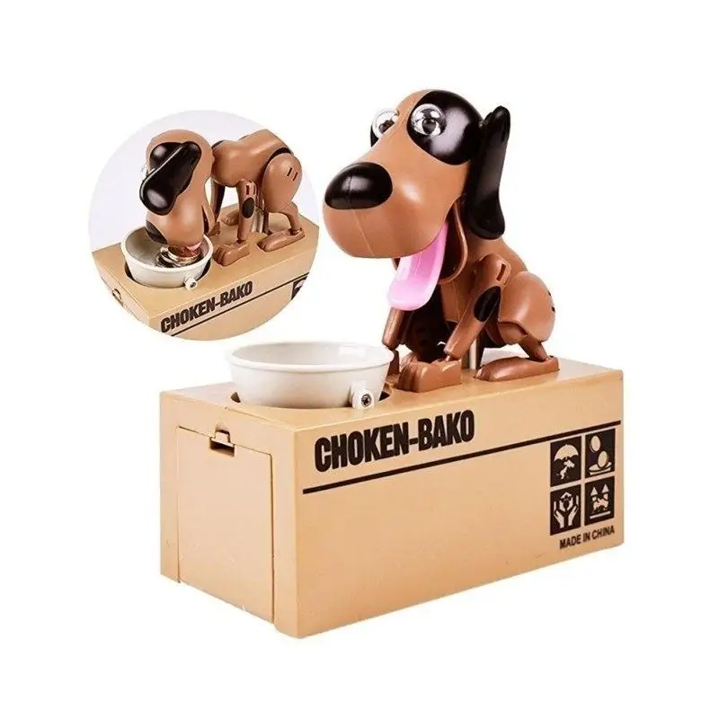 Choken Puppy Hungry Eating Dog Coin Piggy Bank Money Saving Box Creative Gift Tirelire Alcancia
Choken Puppy Hungry Eating Dog Coin Piggy Bank Money Saving Box Creative Gift Tirelire Alcancia