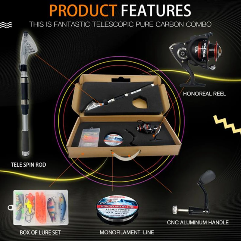 1.8/2.1/2.4/2.7/3M Telescopic Sea Fishing Rod Carbon Rod Combo Fuji Reel Seat Gear Ratio 5.2:1 Ball Bearing 9BB+1 135m Line
1.8/2.1/2.4/2.7/3M Telescopic Sea Fishing Rod Carbon Rod Combo Fuji Reel Seat Gear Ratio 5.2:1 Ball Bearing 9BB+1 135m Line