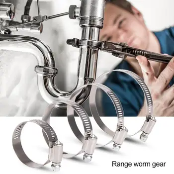 80pcs Adjustable Pipe Clamps Stainless Steel Hose Clips Fuel Hose Pipe Clamps Anti-oxidation Worm Drive Durable
80pcs Adjustable Pipe Clamps Stainless Steel Hose Clips Fuel Hose Pipe Clamps Anti-oxidation Worm Drive Durable