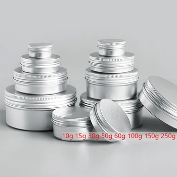 20PCS 10g 15g 30g 50g 60g 100g 150g Aluminium Balm Tins pot container with screw cap, Lip Balm Gloss Candle Packaging cream jar
20PCS 10g 15g 30g 50g 60g 100g 150g Aluminium Balm Tins pot container with screw cap, Lip Balm Gloss Candle Packaging cream jar