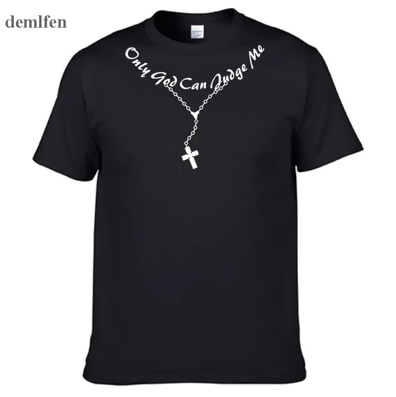 Men's Cotton T Shirt Only God Can Judge Me Christian Cross Rosary Tattoo Script Tops Tee Shirts Hip-hop T-shirt Unisex
Men's Cotton T Shirt Only God Can Judge Me Christian Cross Rosary Tattoo Script Tops Tee Shirts Hip-hop T-shirt Unisex