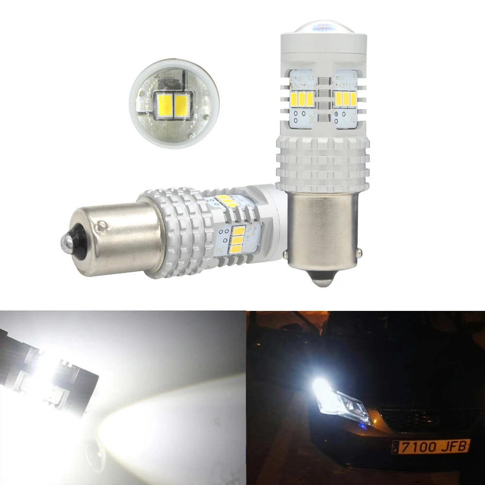 White P21W Car LED Canbus No Error 1156 BA15S S25 LED Bulb for Seat Leon 3 MK3 Alhambra LED Day Light Daytime Running Lights DRL
White P21W Car LED Canbus No Error 1156 BA15S S25 LED Bulb for Seat Leon 3 MK3 Alhambra LED Day Light Daytime Running Lights DRL