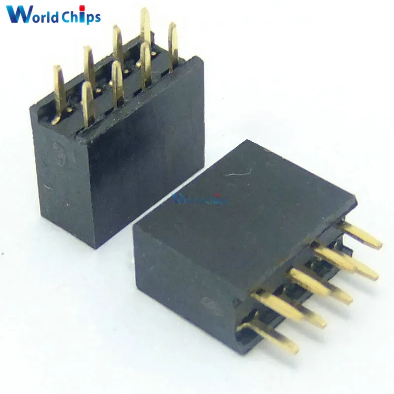 10PCS 2X4 Pin 8P 2.54mm Double Row Female Straight Header Pitch Socket Pin Strip
10PCS 2X4 Pin 8P 2.54mm Double Row Female Straight Header Pitch Socket Pin Strip