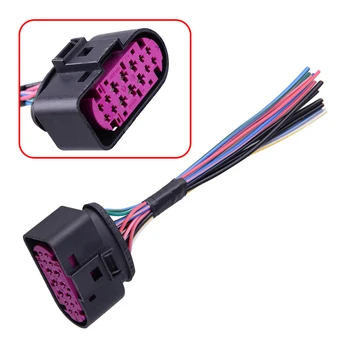CITALL 1J0973737 14 Pins Black Plastic Xenon HID Headlight Plug Pigtail Connector Fit for Audi Q5 Q7 TT A4 S4 A5 A6 A8 TTRS
CITALL 1J0973737 14 Pins Black Plastic Xenon HID Headlight Plug Pigtail Connector Fit for Audi Q5 Q7 TT A4 S4 A5 A6 A8 TTRS