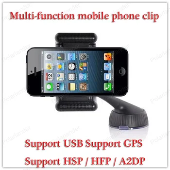 Multi-function mobile phone clip Support USB Support HSP/HFP/A2DP Bluetooth V3.0 Support GPS
Multi-function mobile phone clip Support USB Support HSP/HFP/A2DP Bluetooth V3.0 Support GPS