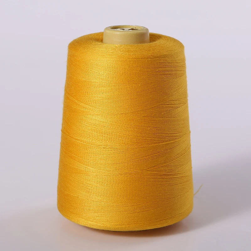 8000 Yards Yellow Industrial Overlock Sewing Machine Polyester Thread Sewing Line
8000 Yards Yellow Industrial Overlock Sewing Machine Polyester Thread Sewing Line