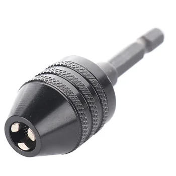 0.3-6.5mm Keyless Chuck Adapter 1/4 Inch Hex Shank Drill Chuck Electric grinder drill chuck adjustable universal chuck
0.3-6.5mm Keyless Chuck Adapter 1/4 Inch Hex Shank Drill Chuck Electric grinder drill chuck adjustable universal chuck