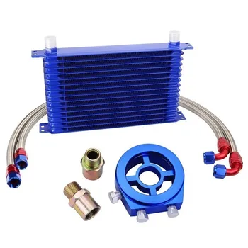 ESPEEDER 15Row 10AN Engine Oil Cooler Kit+1.2M/1.0M Swivel Fuel Hose Line+Oil Adapter Filter Cooler Plate
ESPEEDER 15Row 10AN Engine Oil Cooler Kit+1.2M/1.0M Swivel Fuel Hose Line+Oil Adapter Filter Cooler Plate