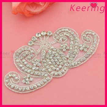 Crown Shape Applique of Rhinestones Bridal Beaded Crystal Rhinestone Trim Applique Decorations For Clothes WRA-466
Crown Shape Applique of Rhinestones Bridal Beaded Crystal Rhinestone Trim Applique Decorations For Clothes WRA-466