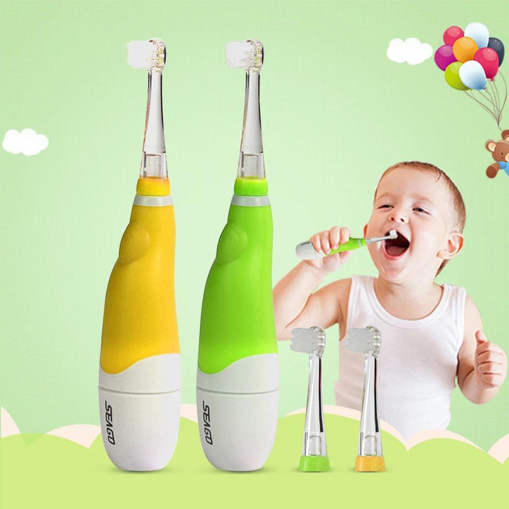Professional Seago Children Sonic Electric Toothbrush Intelligent Vibration With LED Light Smart Reminder Tooth Brush Baby Kids
Professional Seago Children Sonic Electric Toothbrush Intelligent Vibration With LED Light Smart Reminder Tooth Brush Baby Kids