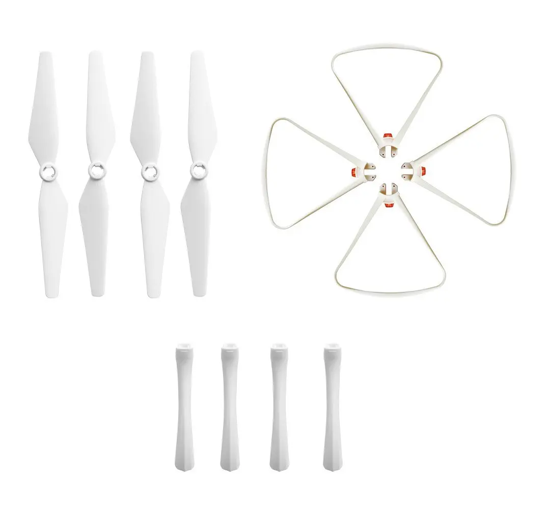 EBOYU(TM) Propeller Parts for Syma X8SC X8SW RC Quadcopter Drone 4PCS Propellers Prop Protection frames Landing Skids | Игрушки и хобби