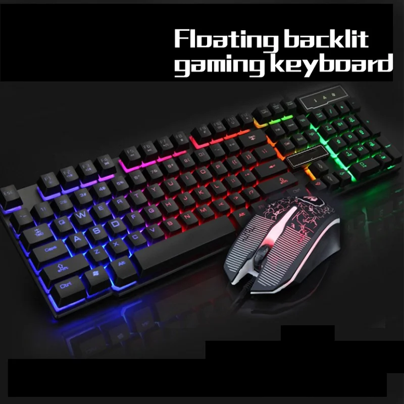 Colorful Backlit Russian Keyboard Computer Optical 6D Wired Gaming LED Crack Mouse
Colorful Backlit Russian Keyboard Computer Optical 6D Wired Gaming LED Crack Mouse