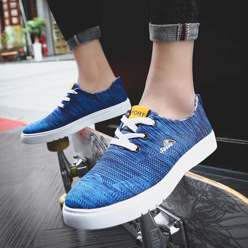 JINBEILEE Men's Skateboarding Shoes Low To Help Four Seasons Casual Sports Shoes Wild Breathable Flying Woven Men's Shoes
JINBEILEE Men's Skateboarding Shoes Low To Help Four Seasons Casual Sports Shoes Wild Breathable Flying Woven Men's Shoes