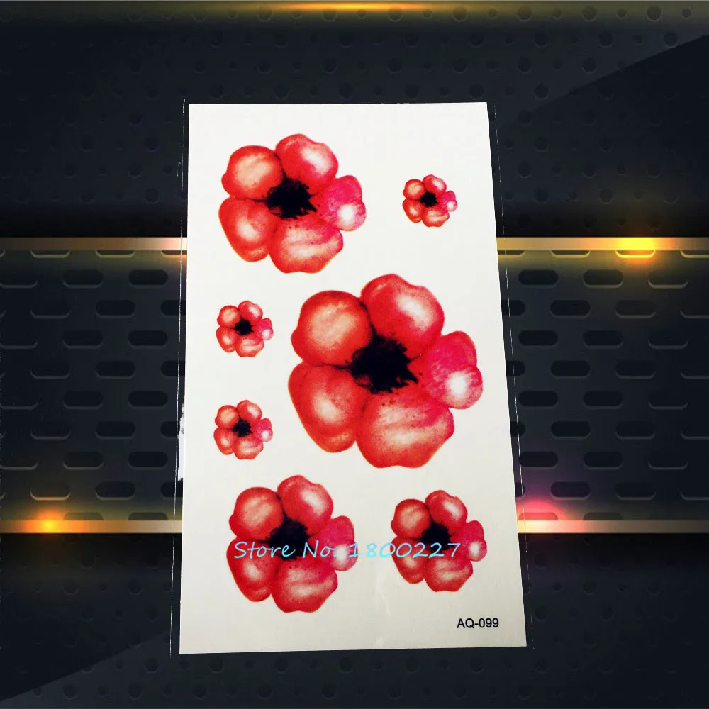 1PC Beauty Red 3D Flower Temporary Tattoo Stickers Girl PAQ-099 Women Lady Tattoo Paste Fake Waterproof Tattoo Tatouage Taty
1PC Beauty Red 3D Flower Temporary Tattoo Stickers Girl PAQ-099 Women Lady Tattoo Paste Fake Waterproof Tattoo Tatouage Taty