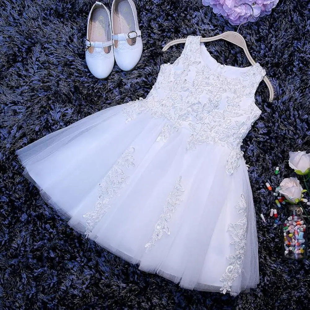 2016 New Flower Girl Dresses with Appliques High Neck Party Pageant Communion Dress for Wedding Little Girls Kids/Children Dress
2016 New Flower Girl Dresses with Appliques High Neck Party Pageant Communion Dress for Wedding Little Girls Kids/Children Dress