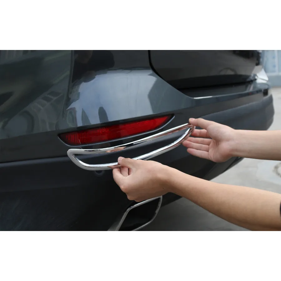 2Pcs/set Car Exterior Rear Back Fog Light Lamp Frame Trim Styling For Chevrolet Equinox 2017+ Car-covers ABS
2Pcs/set Car Exterior Rear Back Fog Light Lamp Frame Trim Styling For Chevrolet Equinox 2017+ Car-covers ABS