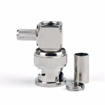 Areyourshop BNC Male Plug Right Angle Crimp RG58 LMR195 RG142 Cable RF 10PCS 50ohm Plug Jack Connector
Areyourshop BNC Male Plug Right Angle Crimp RG58 LMR195 RG142 Cable RF 10PCS 50ohm Plug Jack Connector