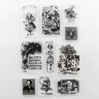 New Alice Adventures in Wonderland Scrapbooking DIY Photo Album Cards Making Silicone Rubber Transparent Clear Stamp 11*16cm
New Alice Adventures in Wonderland Scrapbooking DIY Photo Album Cards Making Silicone Rubber Transparent Clear Stamp 11*16cm