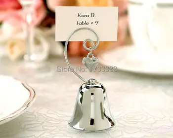 Wedding favor and decoration--Charming Chrome Bell Place Card/Photo Holder with Dangling Heart Charm party favor #FG56
Wedding favor and decoration--Charming Chrome Bell Place Card/Photo Holder with Dangling Heart Charm party favor #FG56