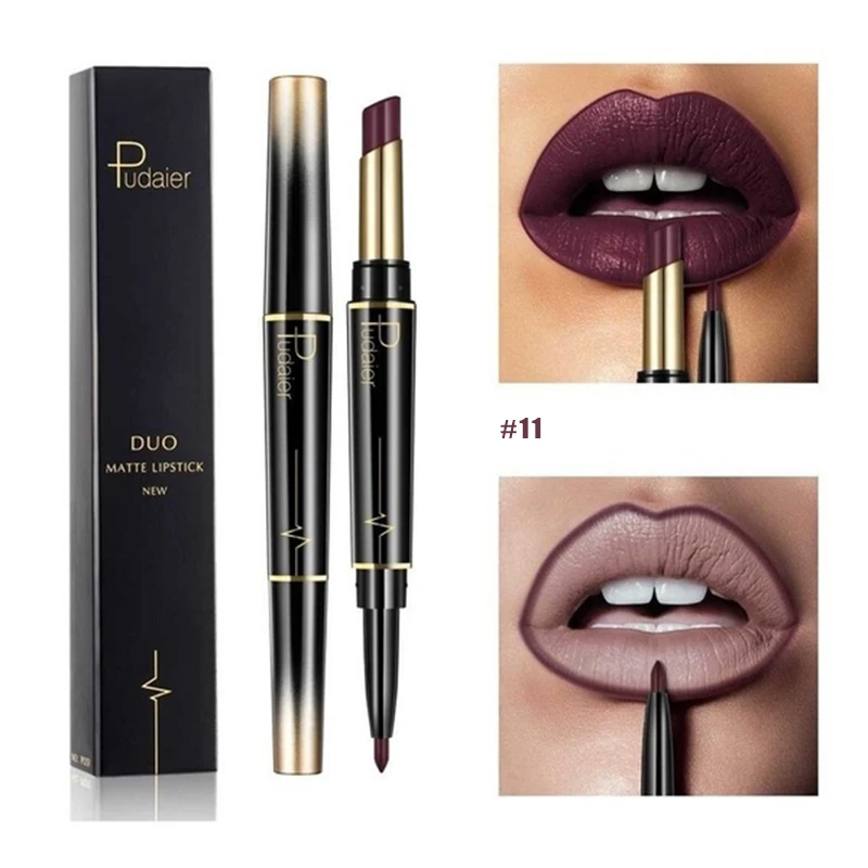 New PUDAIER Brand 16 Color Double Ended Nude Lasting Waterproof Lip Liner And Matte Lipstick Nude Dark Red Lips Liner Pencils
New PUDAIER Brand 16 Color Double Ended Nude Lasting Waterproof Lip Liner And Matte Lipstick Nude Dark Red Lips Liner Pencils