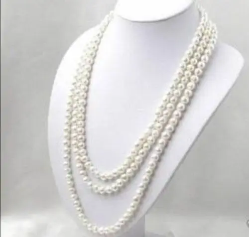 fast Beautiful 7-8mm White Freshwater Cultured Pearl Necklace 65" FR266 (A0511)
fast Beautiful 7-8mm White Freshwater Cultured Pearl Necklace 65" FR266 (A0511)