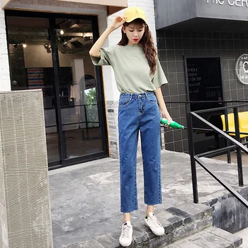 JUJULAND Spring 2019 women pencil denim pants blue high waist jeans woman casual vintage boyfriend mom jeans fashion 228
JUJULAND Spring 2019 women pencil denim pants blue high waist jeans woman casual vintage boyfriend mom jeans fashion 228