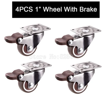4PCS 1inch Caster With Brake,TPE rubber,Super Mute Wheels,bear 20kg/pcs,For Bookcase Drawer Flower Racks,Small Cupboard JF1439
4PCS 1inch Caster With Brake,TPE rubber,Super Mute Wheels,bear 20kg/pcs,For Bookcase Drawer Flower Racks,Small Cupboard JF1439