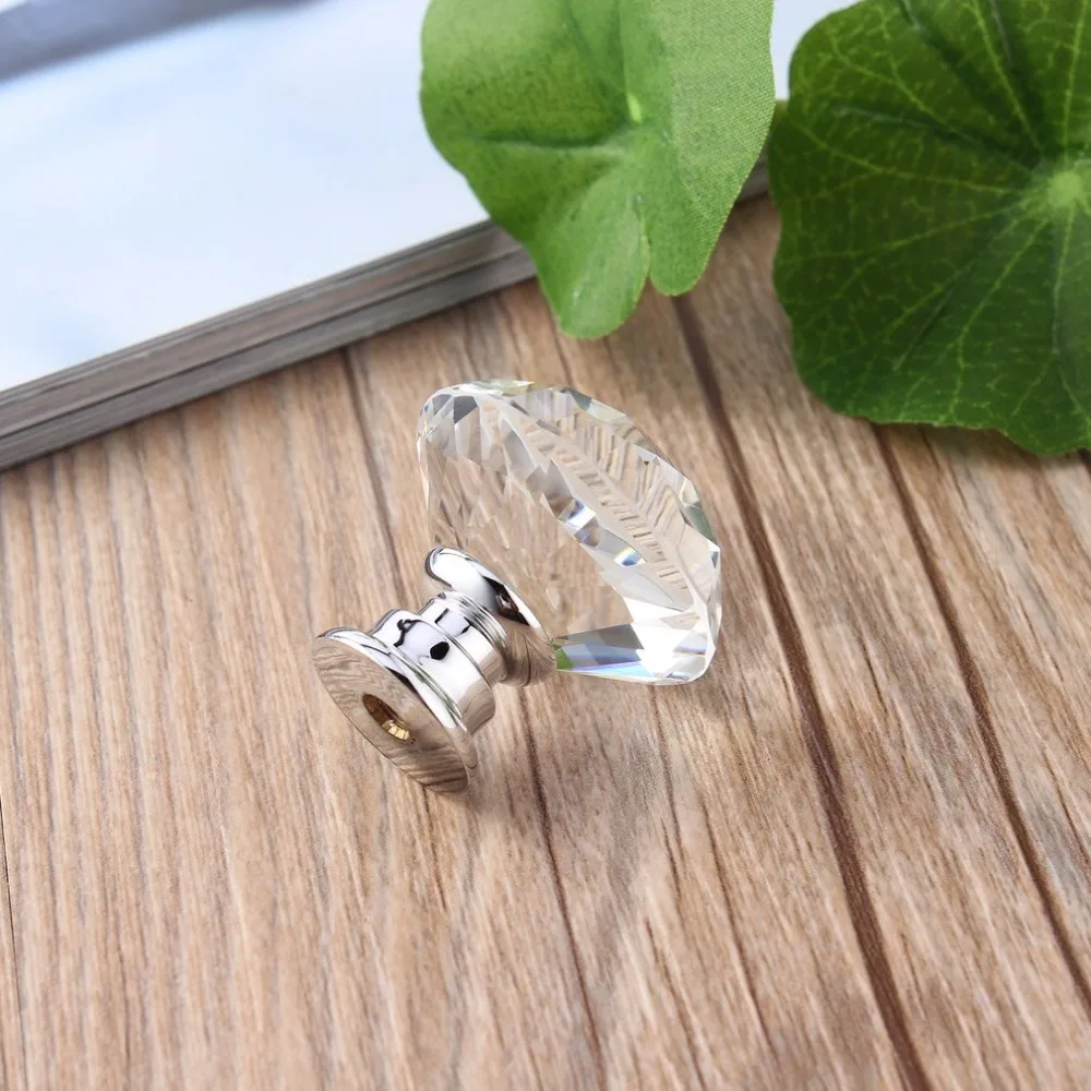 10Pcs 30mm Diamond Plated Shape Crystal Glass Knob Cupboard Drawer Pull Handle New Kitchen Door Knob Furniture Accessories
10Pcs 30mm Diamond Plated Shape Crystal Glass Knob Cupboard Drawer Pull Handle New Kitchen Door Knob Furniture Accessories