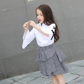 Little Girl Clothes Princess Girls Outfit Autumn Winter Long Sleeve White Blouse Skirts Two-piece Girls Set
Little Girl Clothes Princess Girls Outfit Autumn Winter Long Sleeve White Blouse Skirts Two-piece Girls Set