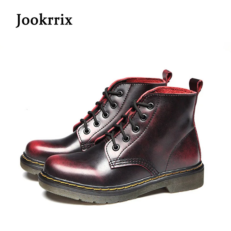 Jookrrix New Autumn Fashion Women Genuine Leather Boots Martin Boots Motorcycle Retro Lady Shoes High Quality Booties Soft Sole
Jookrrix New Autumn Fashion Women Genuine Leather Boots Martin Boots Motorcycle Retro Lady Shoes High Quality Booties Soft Sole