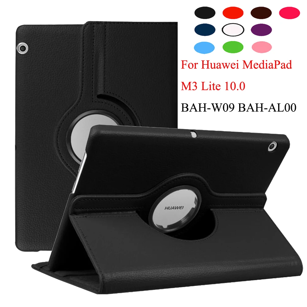 360 Degree Rotating PU Leather Flip Cover For Huawei MediaPad M3 lite 10.1" BAH-W09 Case 10.1 Tablet Stand Folding Folio Cases
360 Degree Rotating PU Leather Flip Cover For Huawei MediaPad M3 lite 10.1" BAH-W09 Case 10.1 Tablet Stand Folding Folio Cases