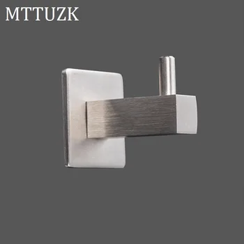 MTTUZK 2PCS/lot Solid 304 Stainless Steel Robe Hooks Square Coat Hooks Clothes Hanger Towel Hook Gancho Bathroom Accessories
MTTUZK 2PCS/lot Solid 304 Stainless Steel Robe Hooks Square Coat Hooks Clothes Hanger Towel Hook Gancho Bathroom Accessories