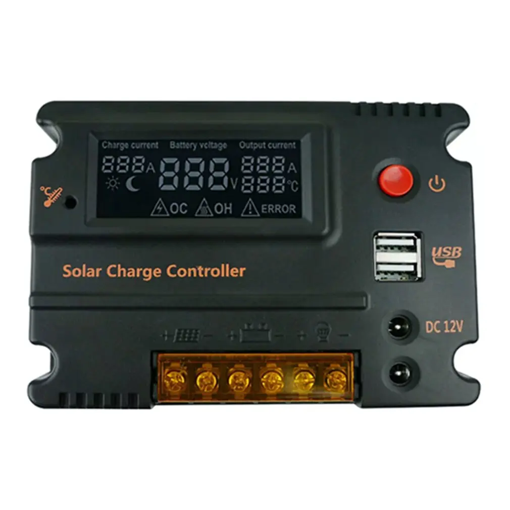 12V 24V 20A Solar Charge Controller Auto Switch LCD Intelligent Panel Battery Regulator Charge Controller
12V 24V 20A Solar Charge Controller Auto Switch LCD Intelligent Panel Battery Regulator Charge Controller