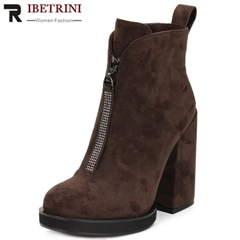 RIBETRINI 2020 New Arrivals Dropship Large Size 35-41 Zip Up Ankle Boots Female Shoes Women Chunky High Heels Boots Woman Shoes
RIBETRINI 2020 New Arrivals Dropship Large Size 35-41 Zip Up Ankle Boots Female Shoes Women Chunky High Heels Boots Woman Shoes