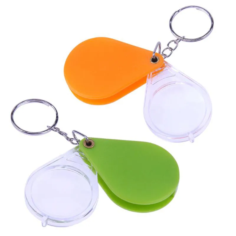Portable Handheld Magnifier 10X Plastic Magnifying Foldable Keychain Magnifying Glass Microscope Reading Newspaper Green&Orange
Portable Handheld Magnifier 10X Plastic Magnifying Foldable Keychain Magnifying Glass Microscope Reading Newspaper Green&Orange