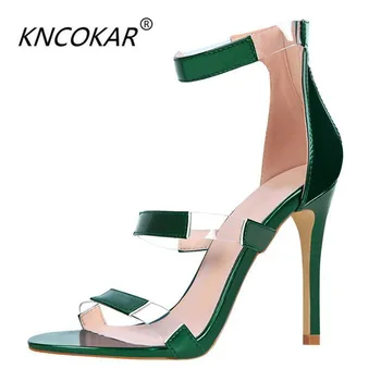 KNCOKAR 2018Fashionable show thin high heel shoes women's shoes thin heel high heel sexy nightclub hollow-out one word belt sand
KNCOKAR 2018Fashionable show thin high heel shoes women's shoes thin heel high heel sexy nightclub hollow-out one word belt sand