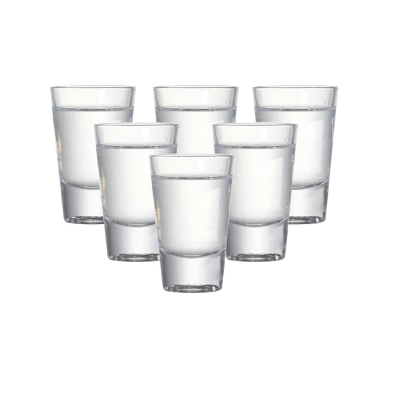 Set of 6 80ml shot glasses heavy base machine made liquor glasses for vodka mixed spirit drinks with bar wedding party 2.7oz
Set of 6 80ml shot glasses heavy base machine made liquor glasses for vodka mixed spirit drinks with bar wedding party 2.7oz