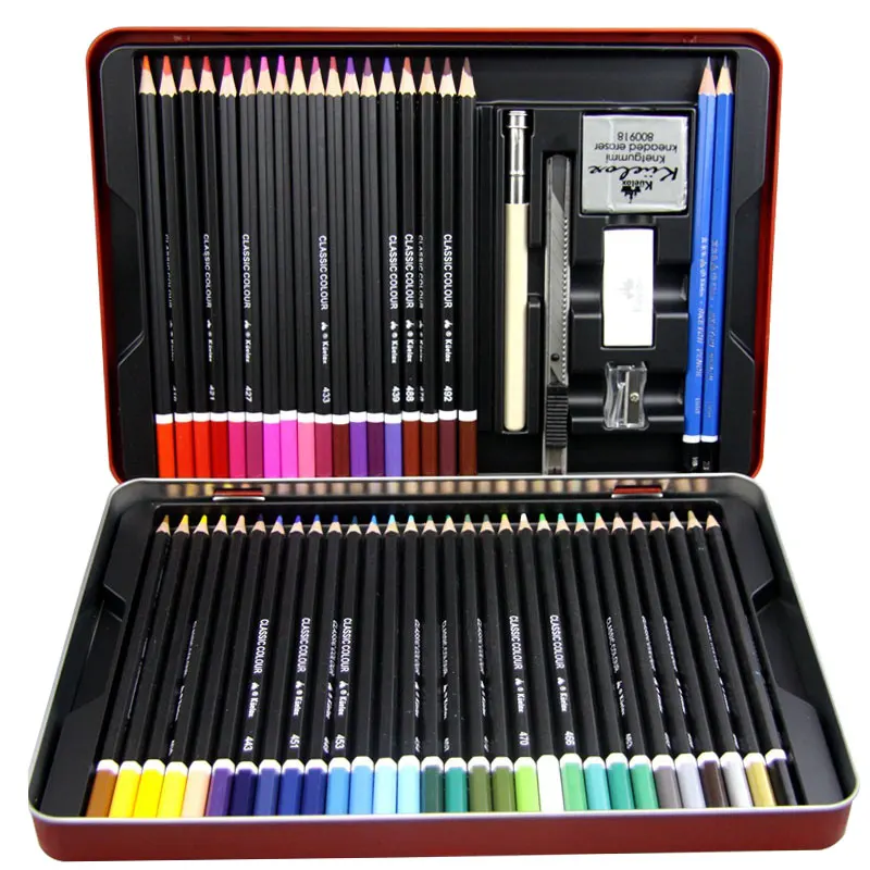 Water-soluble Oily Soft -core Color Lead 48 Colors Set with Iron Box Rainbow Pencil Painting Coloring Drawing Art Supplies
Water-soluble Oily Soft -core Color Lead 48 Colors Set with Iron Box Rainbow Pencil Painting Coloring Drawing Art Supplies
