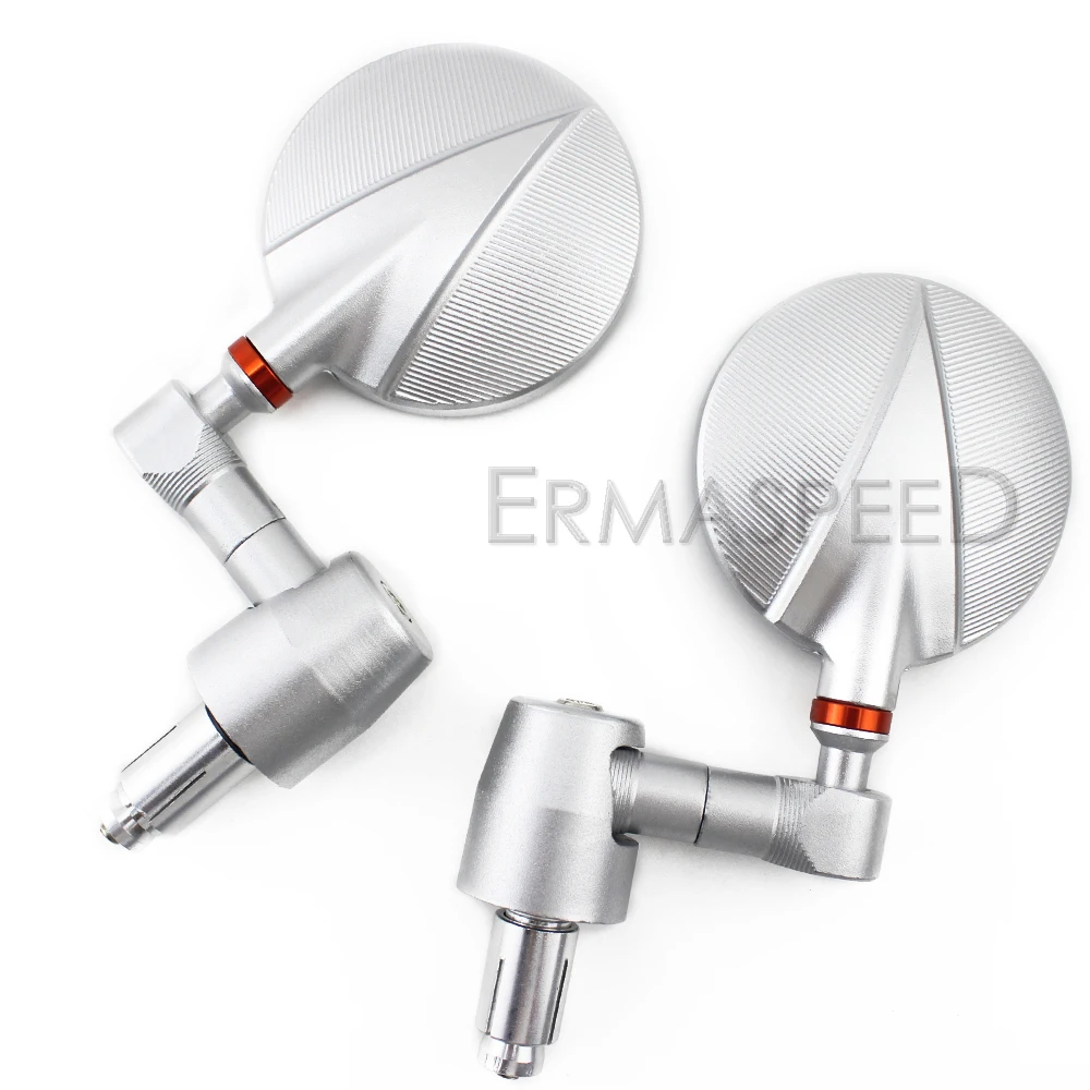 handlebar end rearview mirror