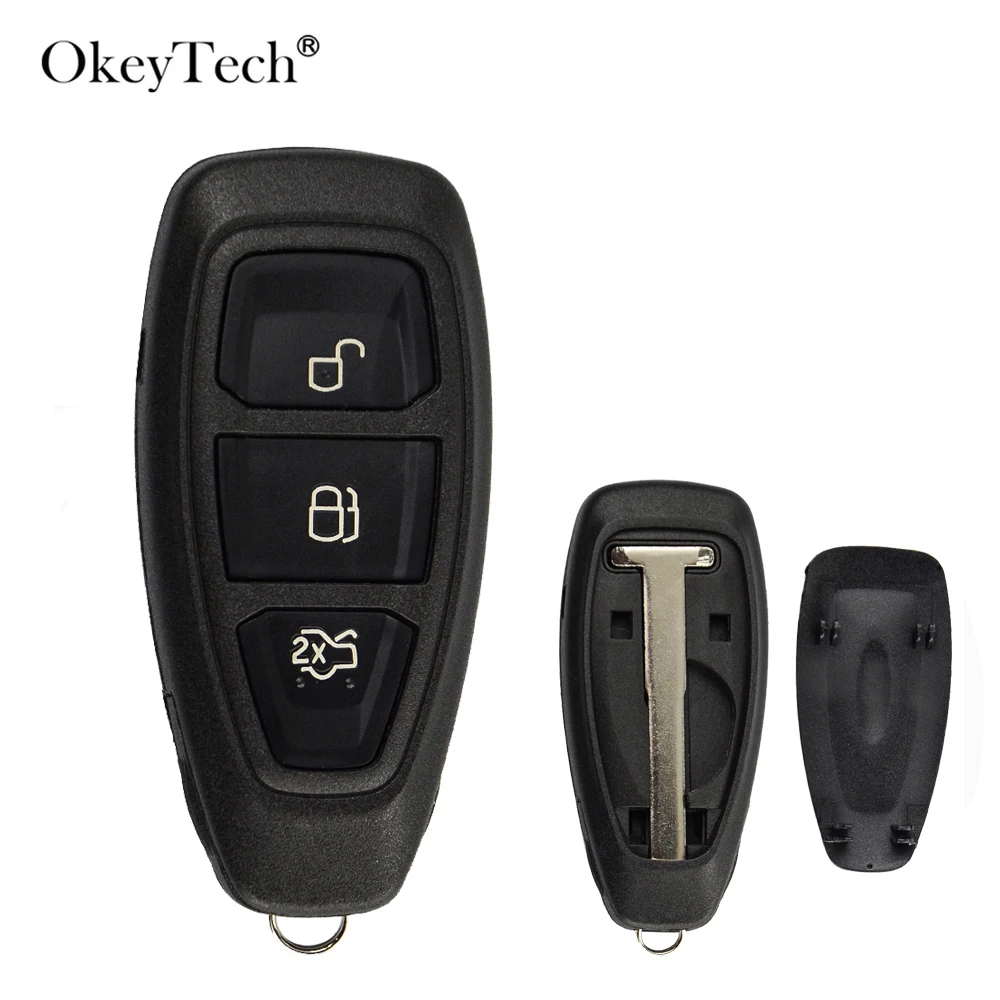 OkeyTech Smart Remote Car Key Shell For Ford Focus C-Max Mondeo Kuga Fiesta 3 Button Replacement Key Case Cover Emergency Blade
OkeyTech Smart Remote Car Key Shell For Ford Focus C-Max Mondeo Kuga Fiesta 3 Button Replacement Key Case Cover Emergency Blade