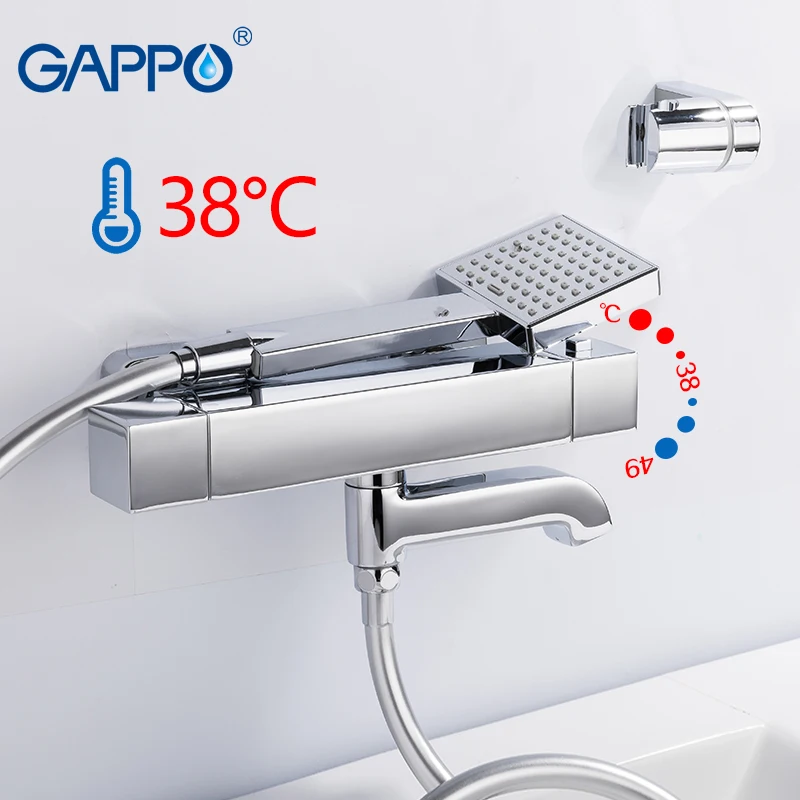 GAPPO shower faucet mixer bath bathroom sink shower faucets thermostatic mixer waterfall bath tap wall mounted Bathtub faucet
GAPPO shower faucet mixer bath bathroom sink shower faucets thermostatic mixer waterfall bath tap wall mounted Bathtub faucet