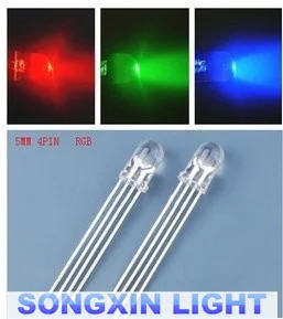 1PCS 5mm full-color LED RGB red/green/blue Common Anode/Cathode Four feet transparent highlight color light 5mm diode colorful
1PCS 5mm full-color LED RGB red/green/blue Common Anode/Cathode Four feet transparent highlight color light 5mm diode colorful