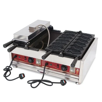 Free Ship Commercial Nonstick 110v 220v Electric 12pc Fish Waffle Taiyaki Baker Maker Machine w/ Batter Dispenser Stuffing Scoop
Free Ship Commercial Nonstick 110v 220v Electric 12pc Fish Waffle Taiyaki Baker Maker Machine w/ Batter Dispenser Stuffing Scoop