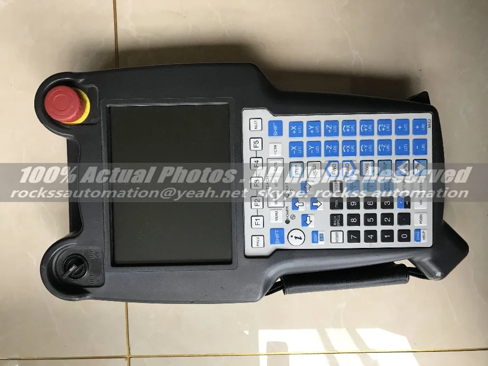 Used Teaching pendantA05B-2255-C100#EMH Fanuc with free shipping