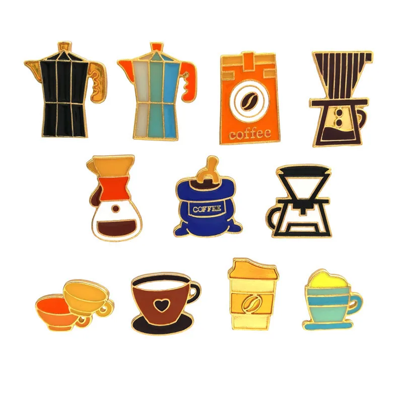 Free Shipping Cute Cartoon Coffee Machine Coffee Cup Brooch Pin Button Pins Girl Jeans Clothes Decoration Fashion Jewelry Gift
Free Shipping Cute Cartoon Coffee Machine Coffee Cup Brooch Pin Button Pins Girl Jeans Clothes Decoration Fashion Jewelry Gift